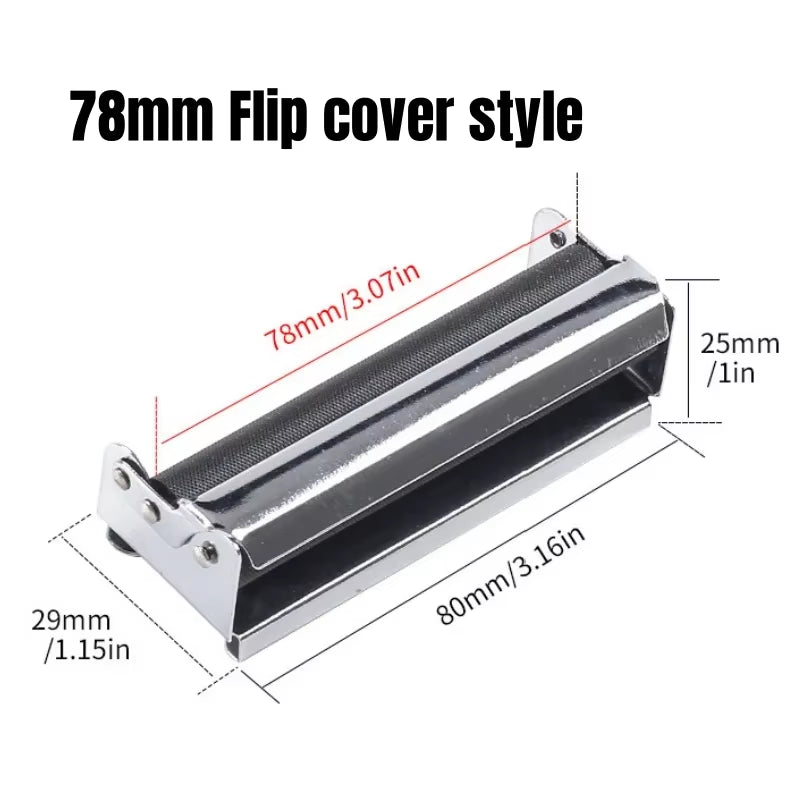 WE PUFF Portable Mini Metal Manual Rolling Machine 70/78/110 MM Paper Tobacco Hand Roller Cigarette Maker Gadgets for Men Gift